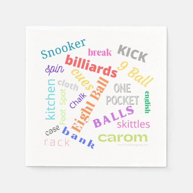 Papper napkin pappersservett (Framsidan)