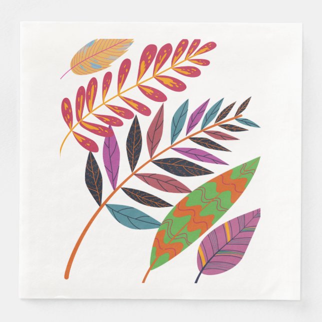 Papper napkin pappersservett (Framsida)