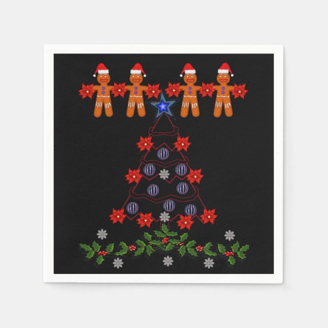 Papper Napkins-jul Pappersservett (Framsidan)