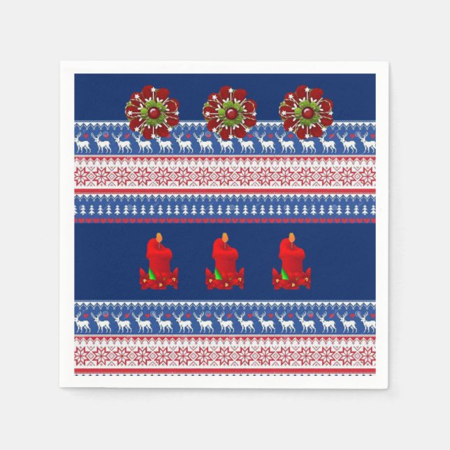 Papper Napkins-jul Pappersservett (Framsidan)