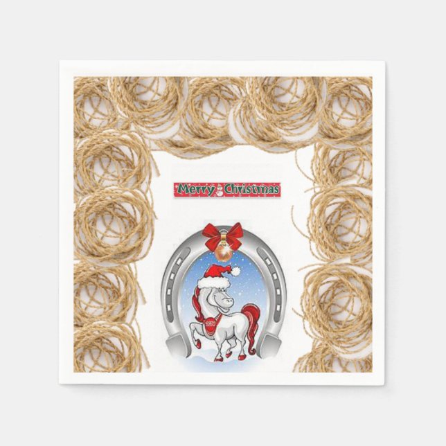 Papper Napkins-jul Pappersservett (Framsidan)