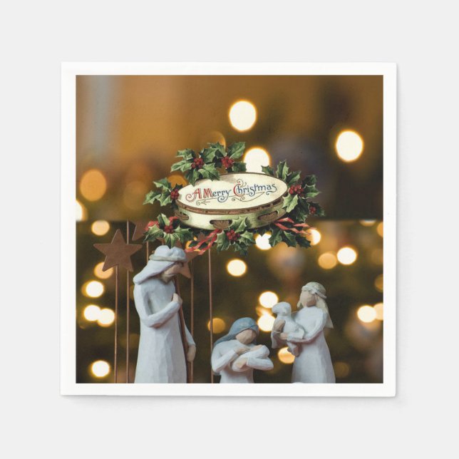 Papper Napkins-jul Pappersservett (Framsidan)