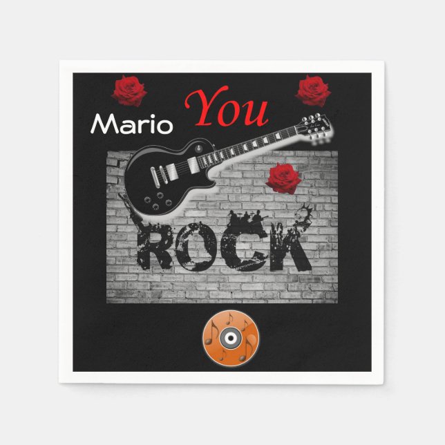 Papper Napkins Mario Pappersservett (Framsidan)