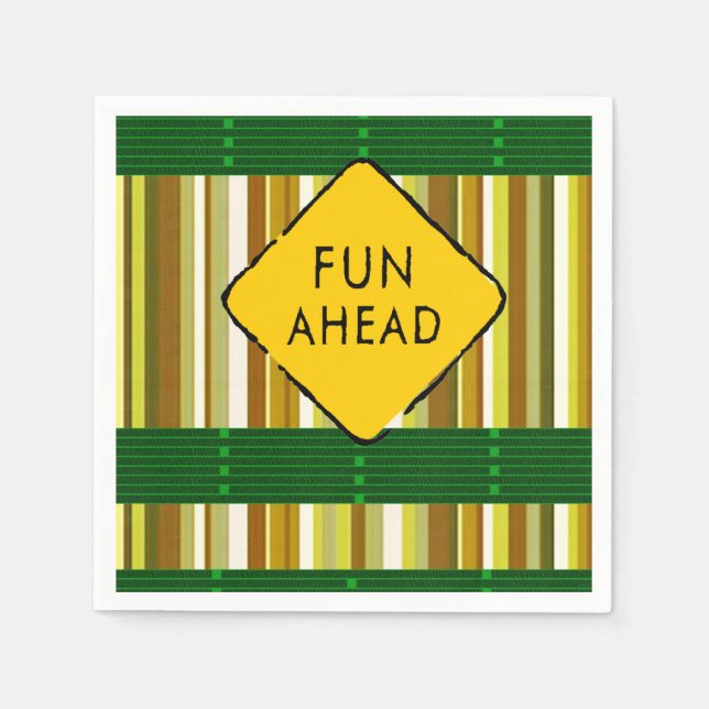 Papper Napkins-Roligt Pappersservett (Framsidan)