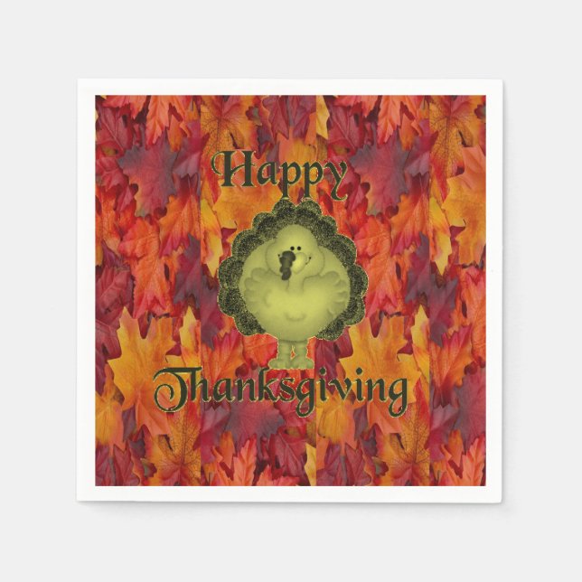Papper Napkins-Thanksgiving Pappersservett (Framsidan)
