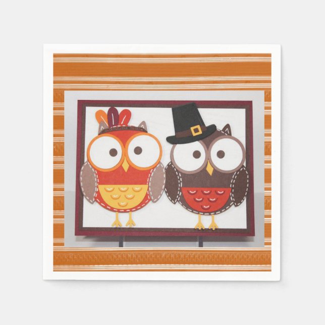 Papper Napkins-Thanksgiving Pappersservett (Framsidan)