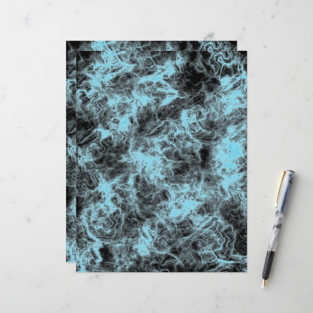 Papper, naturlig, svart marmor (Fram/Back In Situ)