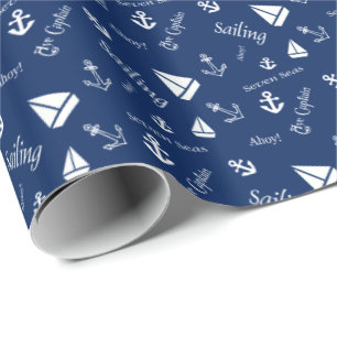 Papper Nautisk skrotning av segling av "MITT" Presentpapper
