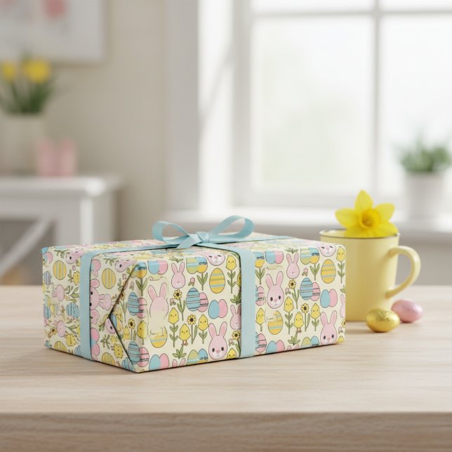 Papper nedbrytning av Påsk Presentpapper (The Cutest Way to Wrap Up the Season.)