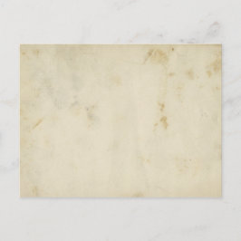 Papper Nedfläckad för tom, rustik, antikisk Åldras Vykort