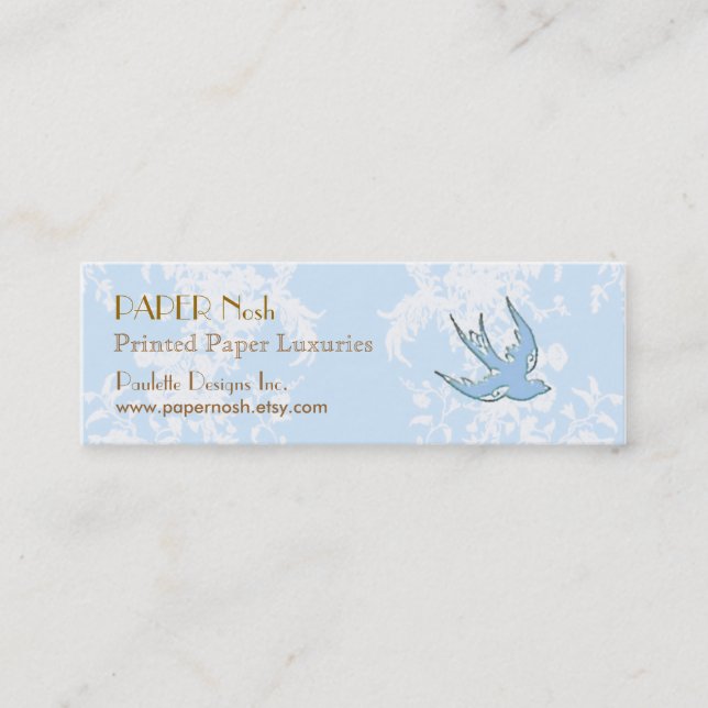 Papper Noshvisitkort Mini Visitkort (Framsida)