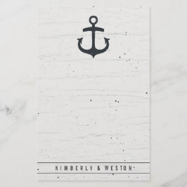 Papper notering om Bröllopen stationer i Rustic Na