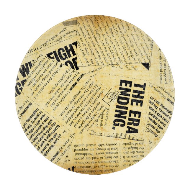 Papper nyhetstext med gammal papper (Framsidan)