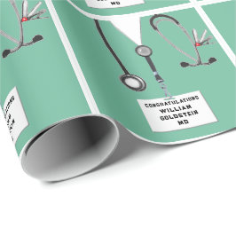 Papper om Doktor-gift Presentpapper