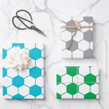 Papper om inkapsling av fotboll mönster i många Fä