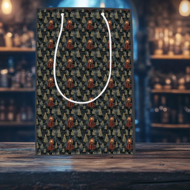 Papper om julafton för Magic Wizard School (Wizardly Christmas Gift Bag)
