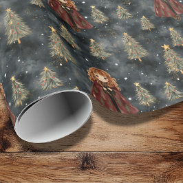 Papper om julafton för Magic Wizard School Presentpapper