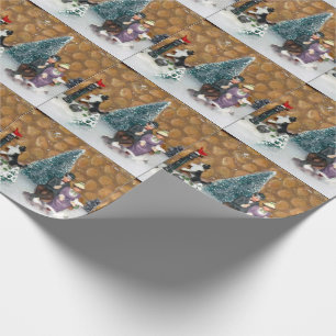 Papper om julafton i Love birds (1213) Presentpapper