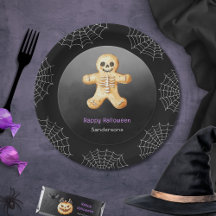 Papper om Kids Halloween fest Skeleton Black