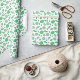 Papper om omslagning av botaniskt avfall från hand presentpapper