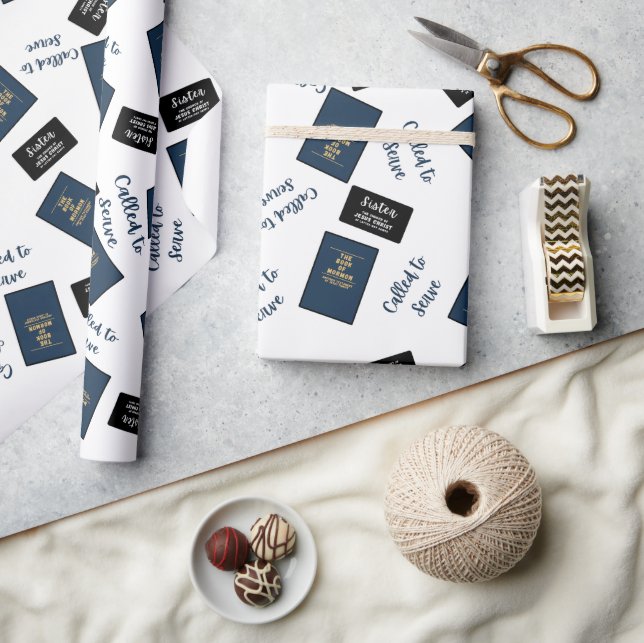 Papper om omslagning av syster Missionär Presentpapper (Hantverk)