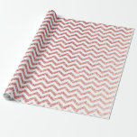 Papper ombyggnad av ro Guld Glitter Chevron Bröllo Presentpapper<br><div class="desc">Papper ombyggnad av ro Guld Glitter Chevron Bröllop</div>