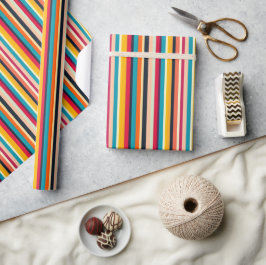 Papper omformning av fetstil och färgstrykning presentpapper
