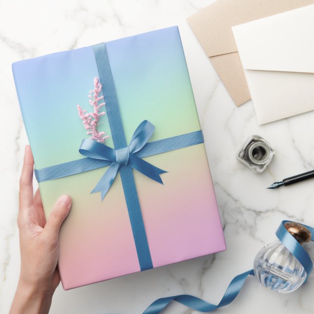 Papper omformning av mjuk färggrafik presentpapper (Gifting)
