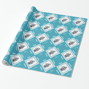 papper omslagning av anpassningsbar FOTO, TEXT & F Presentpapper
