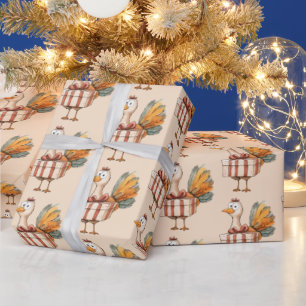 Papper omslagning av den fanatiska Thanksgivingen  Presentpapper