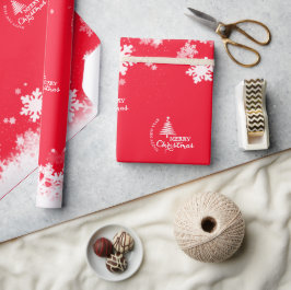papper omslagning av god jul presentpapper