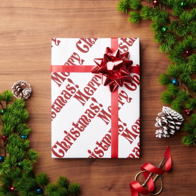 papper omslagning av god jul presentpapper (Julgåva)