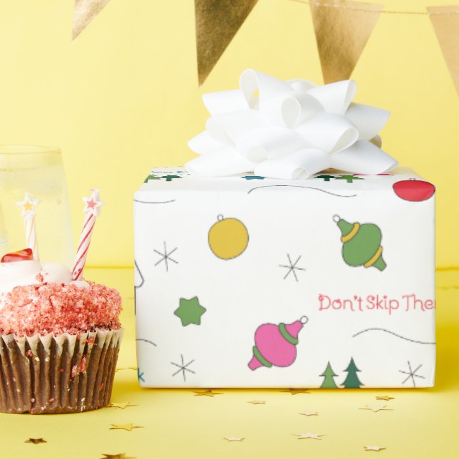 Papper omslagning av helgdag för kopieringskunskap presentpapper (Födelsedagsfest)