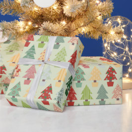 Papper omslagning av Julgran Presentpapper