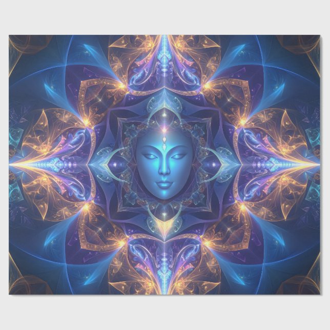 Papper omslagning av kosmetisk upplysning presentpapper (Platt)