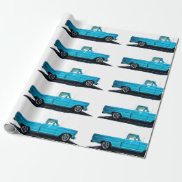 Papper omslagning av Lastbil Presentpapper