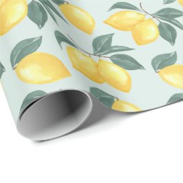 Papper omslagning av Lemon Greenery Gift Presentpapper