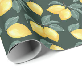 Papper omslagning av Lemon Greenery Gift Presentpapper