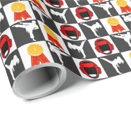 Papper omslagning av martialkonst presentpapper