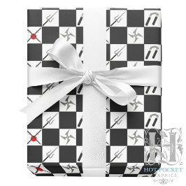 Papper omslagning av martialkonst presentpapper