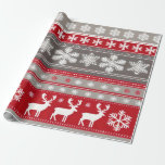 papper omslagning av mönster från christmas sweate presentpapper<br><div class="desc">papper omslagning av mönster från christmas sweater</div>