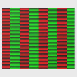 Papper omslagning av rödmassa och Grönt Presentpapper