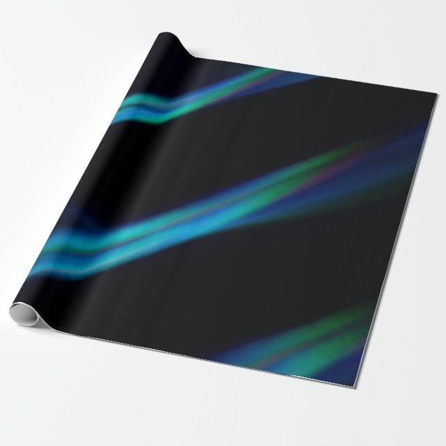 Papper omslagning av skenor | Luxurit Bröllop Presentpapper (Utrullad)