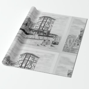 Papper omslagning av skulptur presentpapper