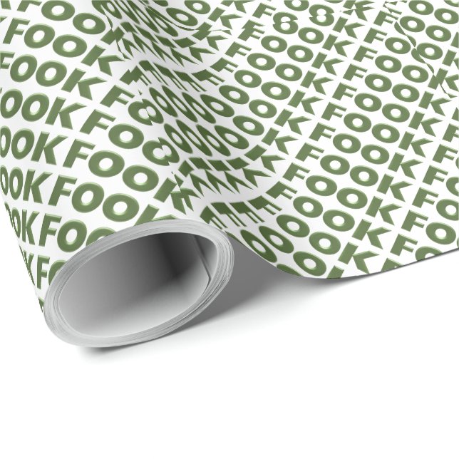 Papper omslagning av skumvita projektionsytor presentpapper (Rullad Hörn)