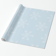 Papper omslagning av Snöflingor i traditionell jul
