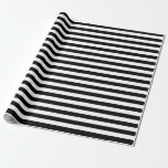 Papper omslagning av svart och vitt Rand Presentpapper<br><div class="desc">Svartvit Rand som är Papper. Högkvalitativ tryckt projektionsyta,  glansig,  papper presentfigursättning papper. Modern stripe mönster,  tillverkad och tryckt i USA. Perfekt för födelsedag,  årsdag och bröllopsgåvor eller Julklapp.</div>