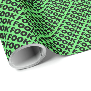 Papper omslagning av svart skumprojektionsyta presentpapper