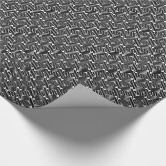 Papper omslagning av triangel mönster presentpapper
