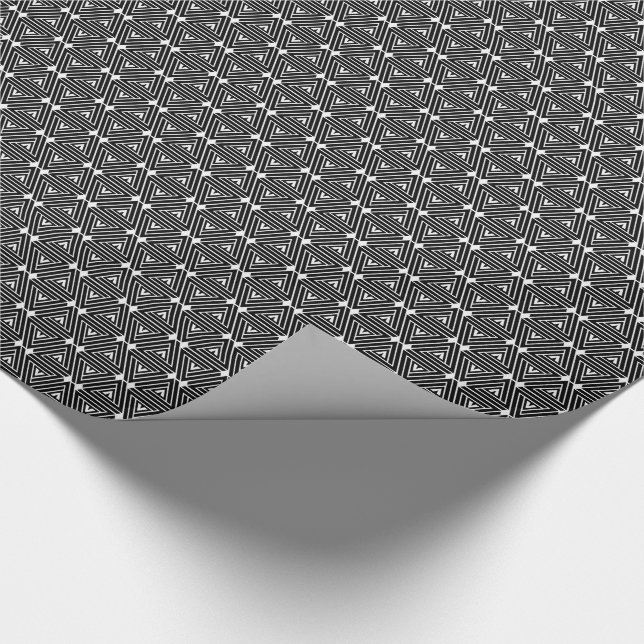 Papper omslagning av triangel mönster presentpapper (Hörn)